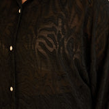 Стилна риза с релефен десен