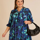 Туника А-линия с авторски принт