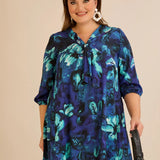 Туника А-линия с авторски принт