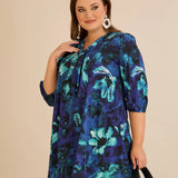 Туника А-линия с авторски принт