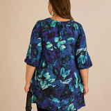 Туника А-линия с авторски принт