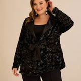 Официално сако с пайети