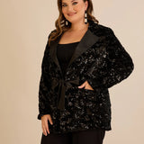 Официално сако с пайети