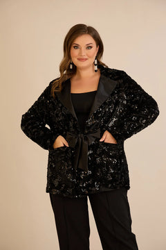 Официално сако с пайети