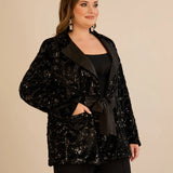 Официално сако с пайети