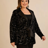 Официално сако с пайети