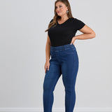Дамски Еластични дънки тип Jeggings - сини