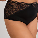 Памучни бикини Котън Лукс - черен