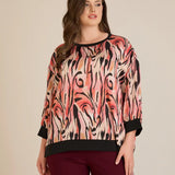 Есенна елегантна блуза - топли нюанси