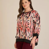 Есенна елегантна блуза - топли нюанси