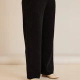 Широк панталон от релефна материя