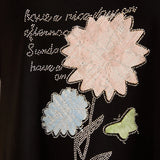 Лятна памучна туника с щампа - на цветя