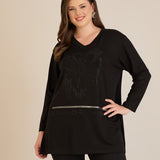 Туника от вискоза с камъни Bloom