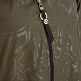 Пролетна парка с памучен и еластичен хастар - каки