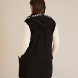 Трикотажен елек с качулка A-линия