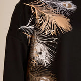 Блуза с нежна апликация Пера