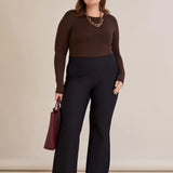 Разкроен от коляното и прибиращ панталон Бориса - тъмносин