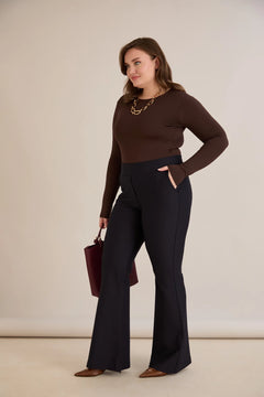 Разкроен от коляното и прибиращ панталон Бориса - тъмносин