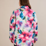 Спортно-елегантно сако с ревер и закопчаване - многоцветен