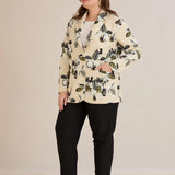 Пролетно сако в свеж десен - листа