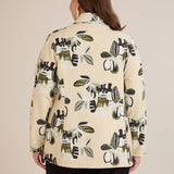 Пролетно сако в свеж десен - листа