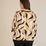 Есенна елегантна блуза - пясъчни фигури