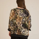 Есенна елегантна блуза - леопардов принт
