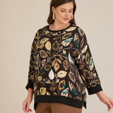 Есенна елегантна блуза - листа