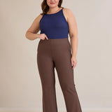 Разкроен от коляното и прибиращ панталон Бориса - визон