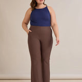 Разкроен от коляното и прибиращ панталон Бориса - визон