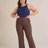 Разкроен от коляното и прибиращ панталон Бориса - визон