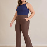 Разкроен от коляното и прибиращ панталон Бориса - визон