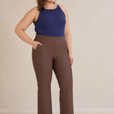 Разкроен от коляното и прибиращ панталон Бориса - визон