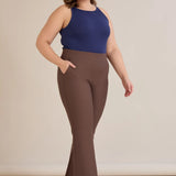 Разкроен от коляното и прибиращ панталон Бориса - визон