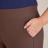 Разкроен от коляното и прибиращ панталон Бориса - визон