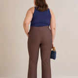 Разкроен от коляното и прибиращ панталон Бориса - визон