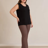 Разкроен от коляното и прибиращ панталон Бориса - визон