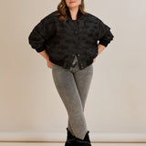 Есенно късо якенце тип бомбър Oversize