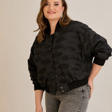 Есенно късо якенце тип бомбър Oversize