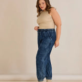 Дънкови панталони от мека памучна материя