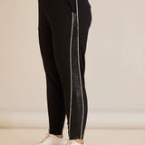 Спортен панталон с блестящ кант