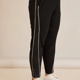 Спортен панталон с блестящ кант