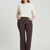 Разкроен от коляното и прибиращ панталон Бориса - визон