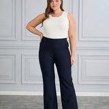 Разкроен от коляното и прибиращ панталон Бориса - тъмносин