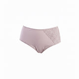 Бикини с луксозна декорация от тюл - пудра