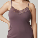 Памучен корсаж дантелен лукс - пепел от рози