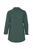 Дънково яке тип риза - тъмнозелен