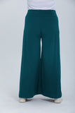 Макси пола-панталон с джобове Поли - зелен
