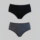 Памучни бикини с абстрактен десен (2бр)