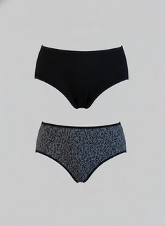 Памучни бикини с абстрактен десен (2бр)